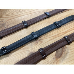 Gummizügel Jump'In mit Stoppern Mahagoni Bordeaux