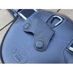 Kurzer Bauchlatzgurt Jump'In Mesh Safety Schwarz