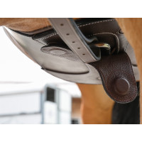 Elastischer Bauchlatzgurt Safety Jump'In One Haselnuss Braun
