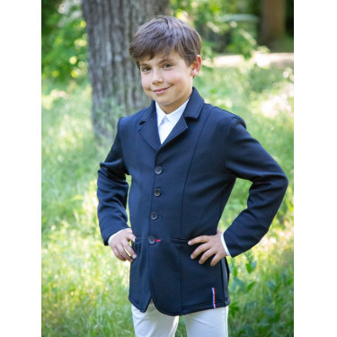 Junior-Wettkampfjacke Jump'In Unisex Gaston Marine Marineblau