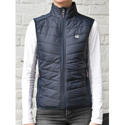 Ärmellose Daunenweste Jump'In Biarritz airbag-kompatibel Marine Marineblau