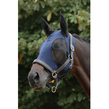 Fliegenschutzmaske Weatherbeeta aus Mesh Marineblau / Schwarz Fliegenschutzmaske Weatherbeeta aus Mesh Marineblau / Schwarz