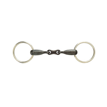 Gebiss mit gebrochenen Ringen in französischen Gliedern Korsteel Gebiss mit gebrochenen Ringen in französischen Gliedern Korsteel
