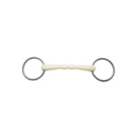 Flexibles gerades Gebiss mit beweglichen Ringen Korsteel Elfenbein Beige