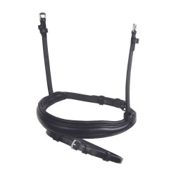 Kombinierter Nasenriemen Collegiate Mono Crown Schwarz