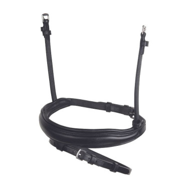 Kombinierter Nasenriemen Collegiate Mono Crown Schwarz