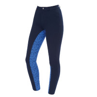 Saxon Euro II Aufwärmhose Kind Marineblau / Blau mit Hufeisenmuster Saxon Euro II Aufwärmhose Kind Marineblau / Blau mit Hufeisenmuster