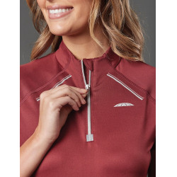Polo manches courtes Weatherbeeta Victoria Premium femme Bordeaux Polo manches courtes Weatherbeeta Victoria Premium femme Bordeaux