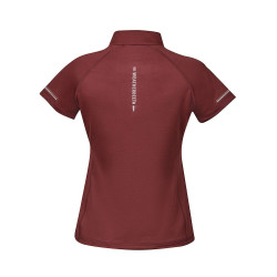 Polo manches courtes Weatherbeeta Victoria Premium femme Bordeaux Polo manches courtes Weatherbeeta Victoria Premium femme Bordeaux