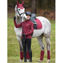 Polo manches longues Weatherbeeta femme Prime Bordeaux