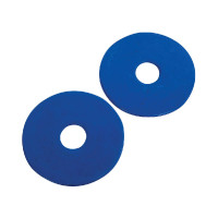 Rondelles de mors Korsteel Bleu