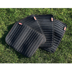 Weatherbeeta Therapy-Tec Unterbandagen Set mit 4 Stück Schwarz / Rot