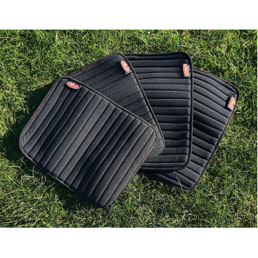 Weatherbeeta Therapy-Tec Unterbandagen Set mit 4 Stück Schwarz / Rot