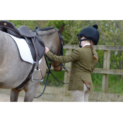 Wettkampfjacke Dublin aus Tweed Braun