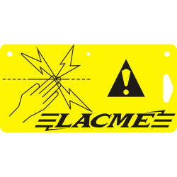 Typenschild Lacmé im 10er-Pack