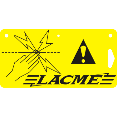 Typenschild Lacmé im 10er-Pack