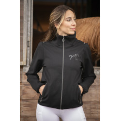 Pénélope Tweeny Strass Jacke Schwarz Pénélope Tweeny Strass Jacke Schwarz