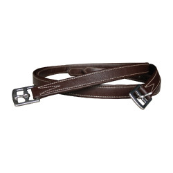 Steigbügelriemen Nylon/Leder Chetak Schwarz