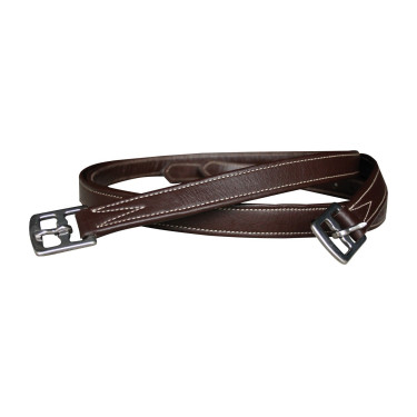 Steigbügelriemen Nylon/Leder Chetak Schwarz