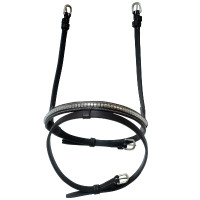 Kombinierte Reithalfter Deauville Privilege Equitation Schwarz