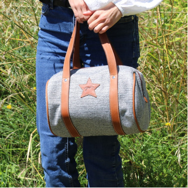 Sac Pénélope Nina Bowl gris petit modèle Sac Pénélope Nina Bowl gris petit modèle