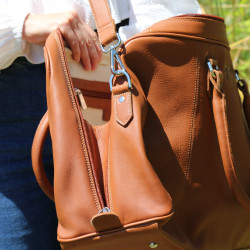 Handtasche Pénélope Etretat Cognac Braun