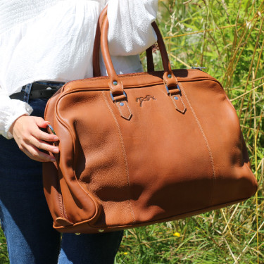Handtasche Pénélope Etretat Cognac Braun