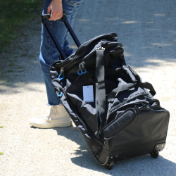 Rolltasche Equithème Sport Schwarz