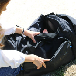 Rolltasche Equithème Sport Schwarz