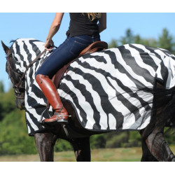 Couverture anti-mouches Zebra Bucas Buzz-Off Riding