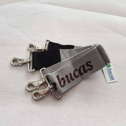 Bauchgurt Bucas Silber / Schoko