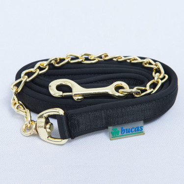 Präsentationslonge Bucas Gold / Schwarz
