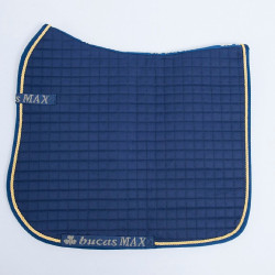 **Bucas Max Dressur Schabracke** Marineblau / Gold