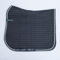 **Bucas Max Dressur Schabracke** Schwarz / Silber **Bucas Max Dressur Schabracke** Schwarz / Silber