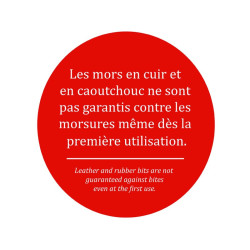 Mors Pessoa Jump'In allemand en cuir droit Mors Pessoa Jump'In allemand en cuir droit