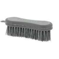 Brosse de tête Je t'aime Equithème Strass Gris
