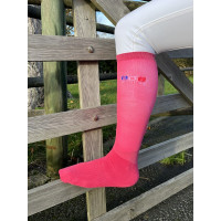 Reitsocken Jump'In 2 Paar Fuchsia Rosa