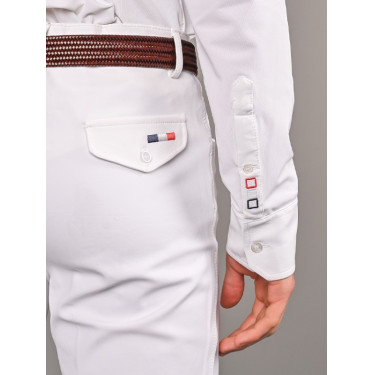 Wettkampfshirt Jump'In Félix Weiß Weiß