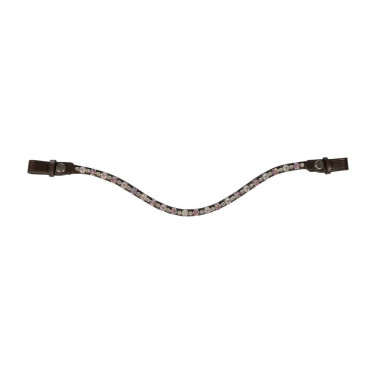 Frontal Daisy HKM Braun / Dunkelrosa