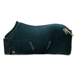 Trockendecke HKM mit Posamentenverschluss Tannengrün / Gold Grün Trockendecke HKM mit Posamentenverschluss Tannengrün / Gold Grün