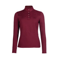 Funktionelles T-Shirt HKM Berry Lace Dunkelrot Funktionelles T-Shirt HKM Berry Lace Dunkelrot