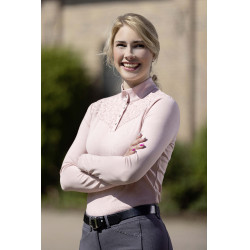 Funktionelles T-Shirt HKM Berry Lace Altrosa Funktionelles T-Shirt HKM Berry Lace Altrosa