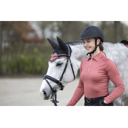 Funktions-T-Shirt HKM Rosewood Allover Print Rost Braun