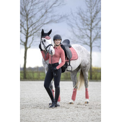 Funktions-T-Shirt HKM Rosewood Allover Print Rost Braun