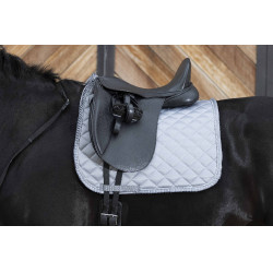 HKM Monaco Noble Style Schabracke Grau / Blau