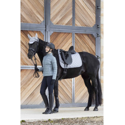 HKM Monaco Noble Style Schabracke Grau / Blau