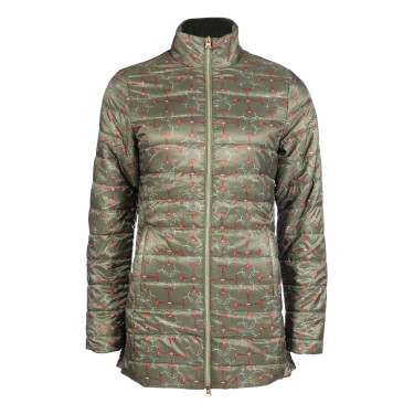 Steppjacke HKM Edinburgh Olivgrün Gr&uuml;n
