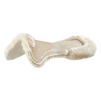 Amortisseur en gel réhausse avant complète en laine de mouton Acavallo Transparent / naturel