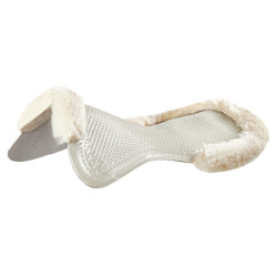 Therapeutisches Gel-Pad mit Ausschnitt und Rand aus Schafwolle mit Dri-Lex Acavallo Therapeutisches Gel-Pad mit Ausschnitt und Rand aus Schafwolle mit Dri-Lex Acavallo