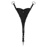 Einstellbarer Martingalhalter Equestro Schwarz